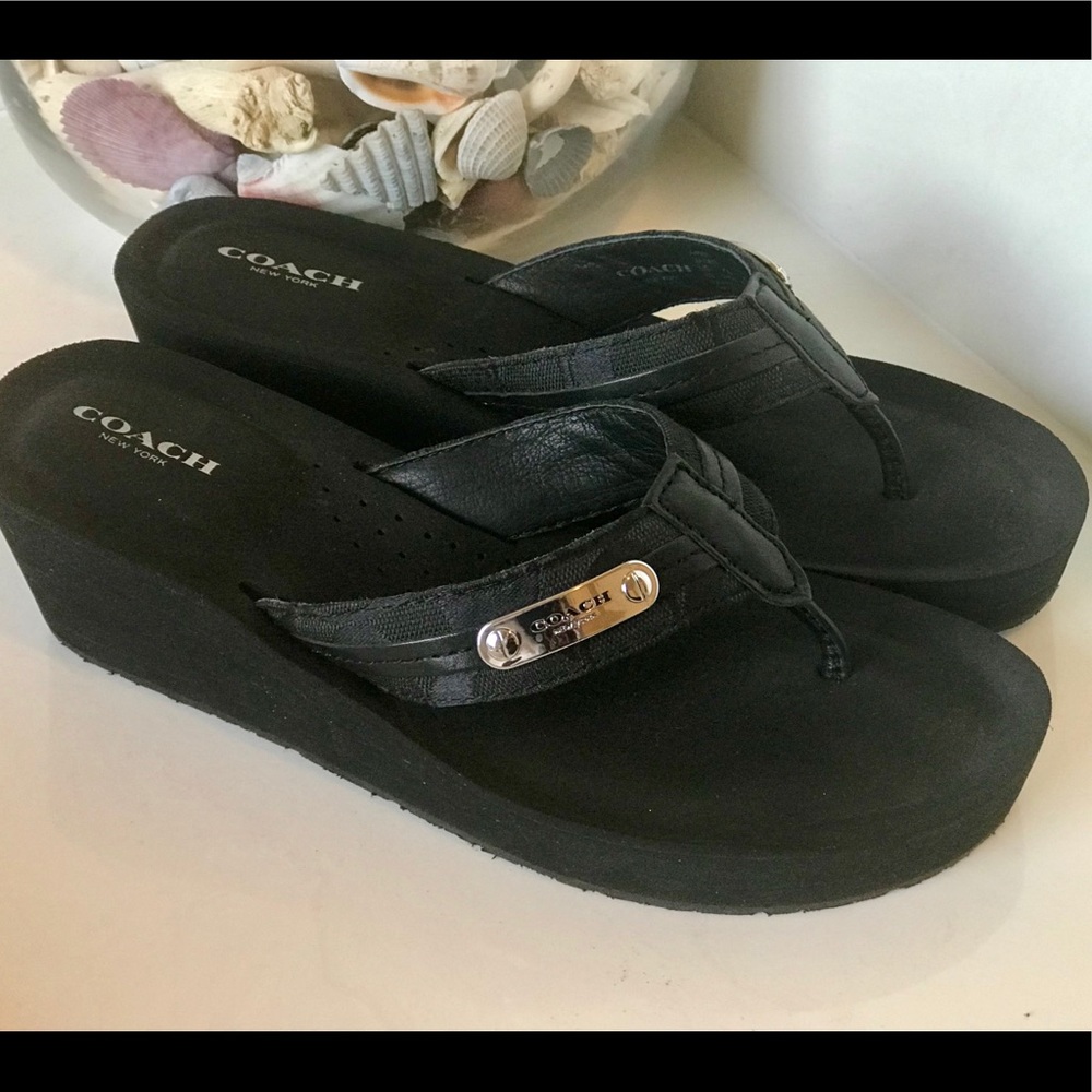 Coach wedges